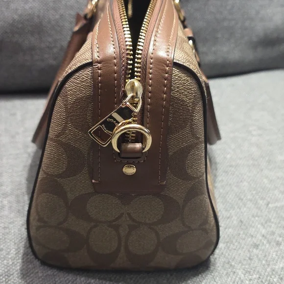 Coach Tan and Brown Satchel - Picture 5 of 8